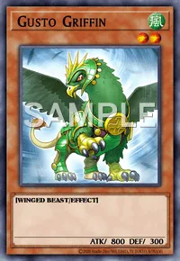 Gusto Griffin, Yu-Gi-Oh! card, WIND