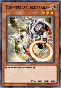 Constellar Aldebaran, Yu-Gi-Oh! card, LIGHT