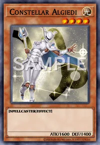Constellar Algiedi, Yu-Gi-Oh! card, LIGHT