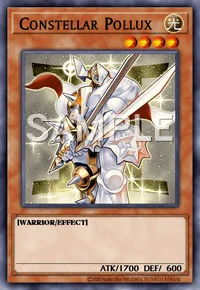 Constellar Pollux, Yu-Gi-Oh! card, LIGHT