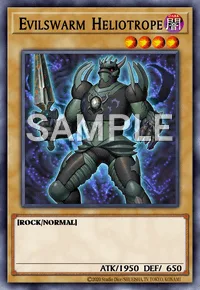Evilswarm Heliotrope, Yu-Gi-Oh! card, DARK