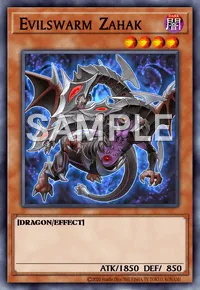 Evilswarm Zahak, Yu-Gi-Oh! card, DARK