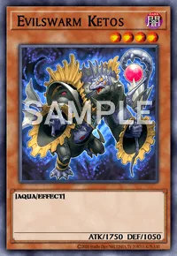 Evilswarm Ketos, Yu-Gi-Oh! card, DARK