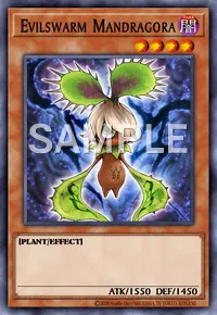 Evilswarm Mandragora, Yu-Gi-Oh! card, DARK