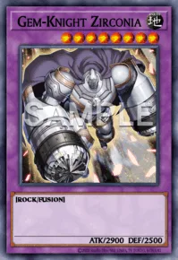 Gem-Knight Zirconia, Yu-Gi-Oh! card, EARTH