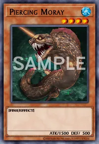 Piercing Moray, Yu-Gi-Oh! card, WATER