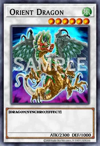 Orient Dragon, Yu-Gi-Oh! card, WIND