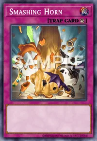 Smashing Horn, Yu-Gi-Oh! card, TRAP