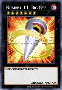 Number 11: Big Eye, Yu-Gi-Oh! card, DARK