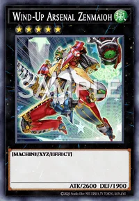 Wind-Up Arsenal Zenmaioh, Yu-Gi-Oh! card, WIND