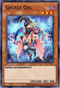 Gagaga Girl, Yu-Gi-Oh! card, DARK
