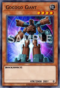 Gogogo Giant, Yu-Gi-Oh! card, EARTH