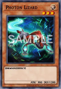 Photon Lizard, Yu-Gi-Oh! card, LIGHT