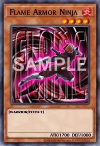 Flame Armor Ninja, Yu-Gi-Oh! card, FIRE