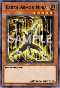 Earth Armor Ninja, Yu-Gi-Oh! card, EARTH