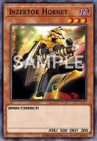 Inzektor Hornet, Yu-Gi-Oh! card, DARK