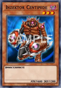 Inzektor Centipede, Yu-Gi-Oh! card, DARK