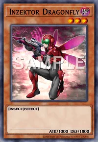 Inzektor Dragonfly, Yu-Gi-Oh! card, DARK
