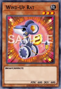 Wind-Up Rat, Yu-Gi-Oh! card, EARTH