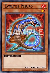 Evoltile Pleuro, Yu-Gi-Oh! card, FIRE