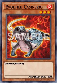 Evoltile Casinerio, Yu-Gi-Oh! card, FIRE