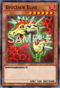 Evolsaur Elias, Yu-Gi-Oh! card, FIRE