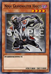 Ninja Grandmaster Hanzo, Yu-Gi-Oh! card, DARK