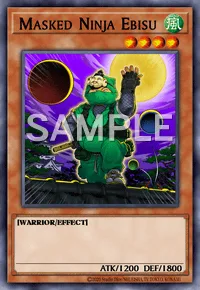 Masked Ninja Ebisu, Yu-Gi-Oh! card, WIND
