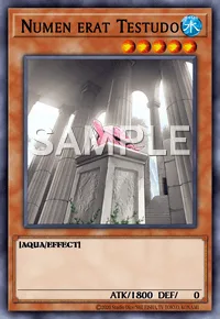 Numen erat Testudo, Yu-Gi-Oh! card, WATER