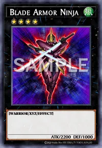 Blade Armor Ninja, Yu-Gi-Oh! card, WIND