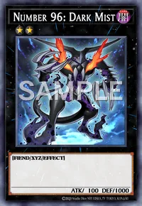 Number 96: Dark Mist, Yu-Gi-Oh! card, DARK