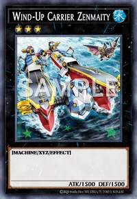 Wind-Up Carrier Zenmaity, Yu-Gi-Oh! card, WATER