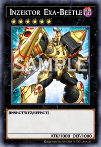 Inzektor Exa-Beetle, Yu-Gi-Oh! card, DARK