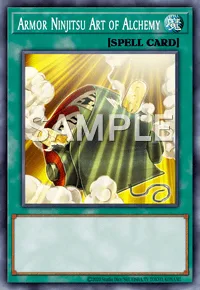 Armor Ninjitsu Art of Alchemy, Yu-Gi-Oh! card, SPELL
