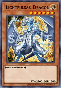 Lightpulsar Dragon, Yu-Gi-Oh! card, LIGHT