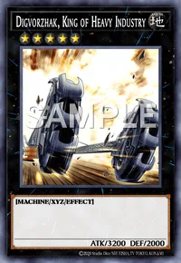 Digvorzhak, King of Heavy Industry, Yu-Gi-Oh! card, EARTH