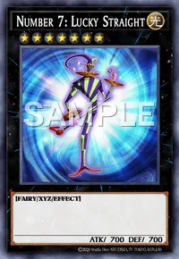Number 7: Lucky Straight, Yu-Gi-Oh! card, LIGHT