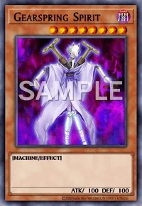 Gearspring Spirit, Yu-Gi-Oh! card, DARK