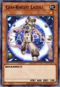 Gem-Knight Lazuli, Yu-Gi-Oh! card, EARTH