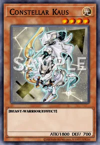 Constellar Kaus, Yu-Gi-Oh! card, LIGHT