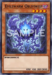 Evilswarm Obliviwisp, Yu-Gi-Oh! card, DARK