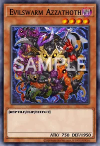 Evilswarm Azzathoth, Yu-Gi-Oh! card, DARK