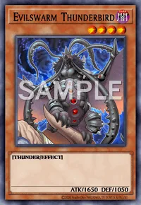 Evilswarm Thunderbird, Yu-Gi-Oh! card, DARK