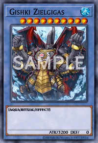 Gishki Zielgigas, Yu-Gi-Oh! card, WATER