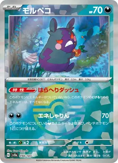 モルペコ — テラスタルフェスex #098, 2024. Illustrated by Cona Nitanda.
